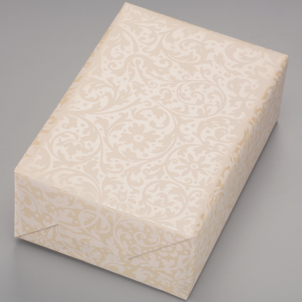 Inpakpapier beige damask